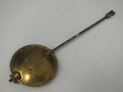 Small vintage brass clock - small,