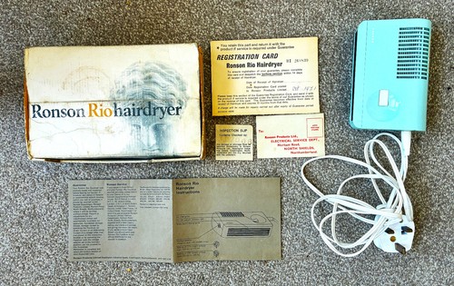 Vintage 1971 blue ronson rio - ronson,
