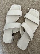 Cos Leather Off White Mules