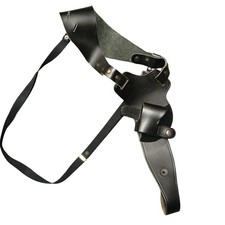 Civil Defence Shoulder Holster Leather Rig Strap Harness Gun Dock Police Left