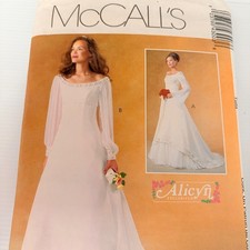 McCall's Wedding Dress Sewing