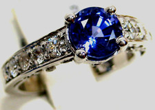 Tanzanite Ring 14K White gold
