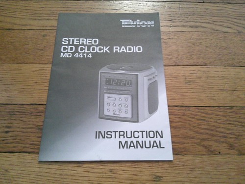 Tevion stereo clock radio - tevion,