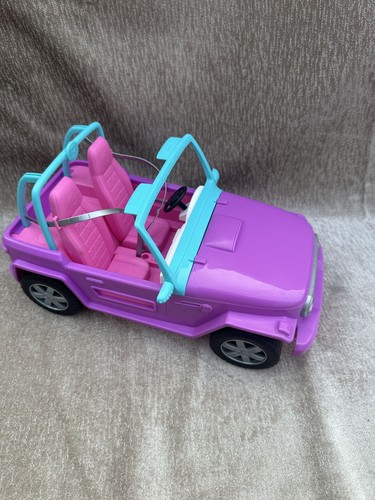 Barbie pink jeep car mattel - barbie,