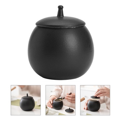 Household canister ceramic - canister,