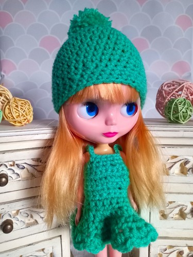 Dress and hat for - dress, blythe