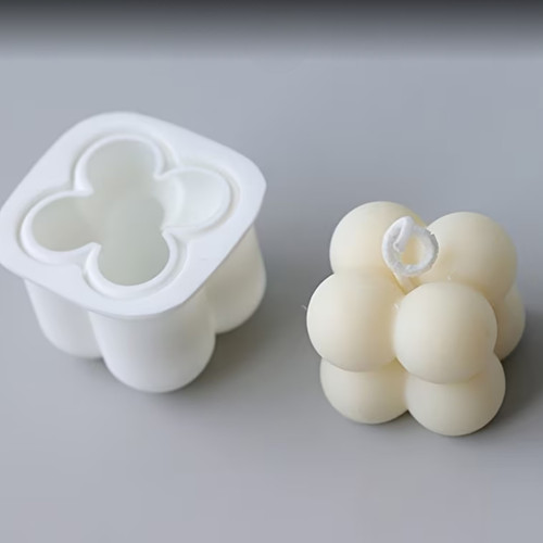 Silicone candle mould - silicone, 3d