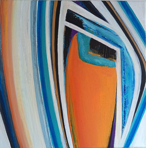 Painting wall art original - wall,