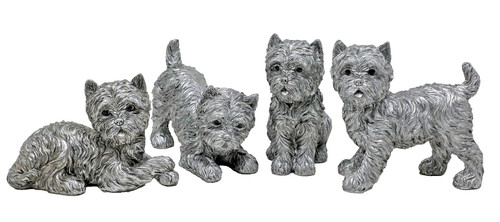 Westie dog ornaments - 4, west