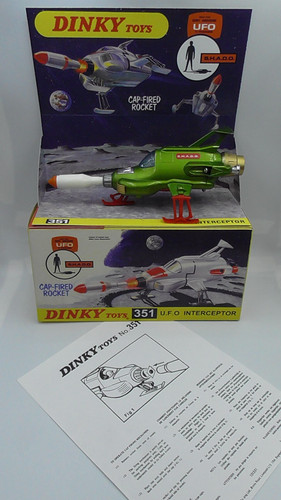 Dinky toys 351 ufo interceptor - dinky,