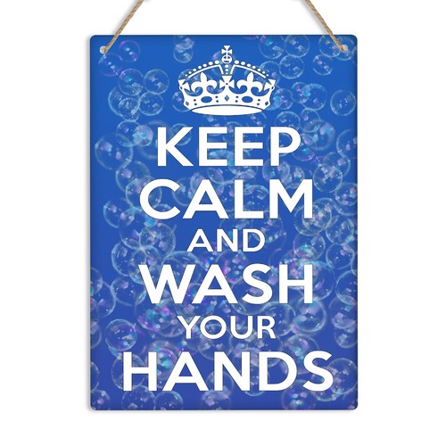 Keep calm wash your hands - keep,