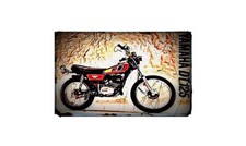 1977 dt125 Bike Motorcycle A4