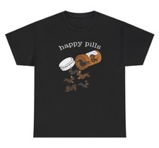 Happy Pills Dog T Shirt Funny