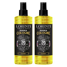 Lorenti Classic After Shave Barber Spray Cologne | Hydrating 400ml (Pack Of 2)