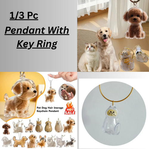 Dog cat hair memorial keepsake - hair,