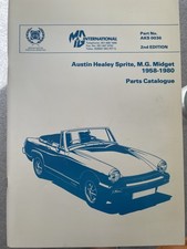 AUSTIN HEALEY SPRITE MkI-IV / MG MIDGET MK1-3 1500 COMPREHENSIVE PARTS CATALOGUE