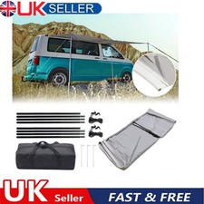 3x2.4m Campervan Awning Canopy Sun Shade Shelter with Poles Caravan Motorhome