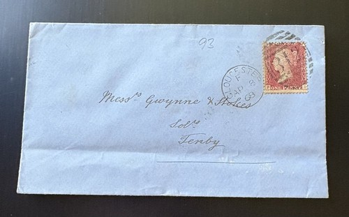 C65 1868 sg43 - red, plate