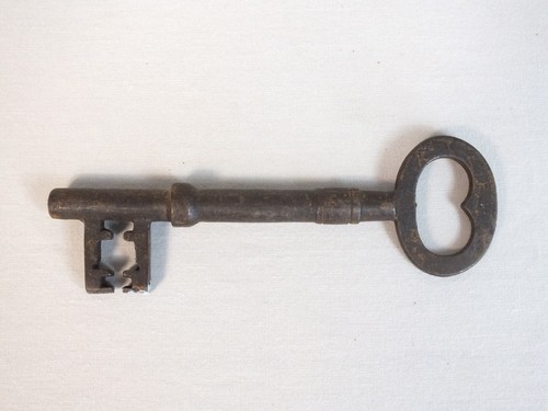 Large antique skeleton key - skeleton,