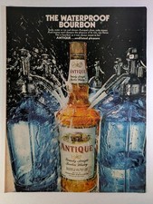 Antique Kentucky Bourbon Whiskey 1968 Original Paper Magazine Advert