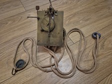 Grandfather Longcase Clock Movement Bell Stand Hammer Wheel Rope 12x15cm.A.