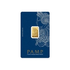 PAMP 5 Gram Gold bar Minted