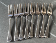 8 x Silver Plated Cake Forks
