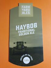 FARM YARD brewery HAYBOB real