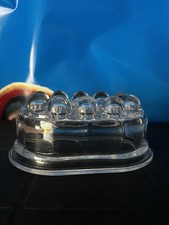 vintage glass jelly mould. These moulds, also known as blancmange dishes