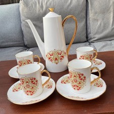 Vintage Bone China Coffee Set
