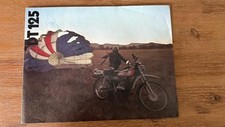 1976 Yamaha DT125 Motorcycle Bike Vintage Original Sales Brochure Folder
