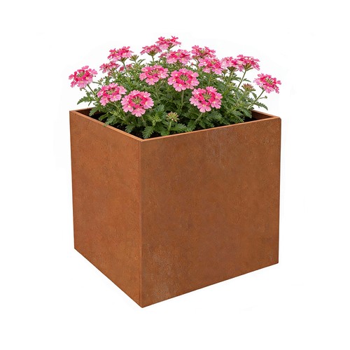 Inch corten steel planters - 20,