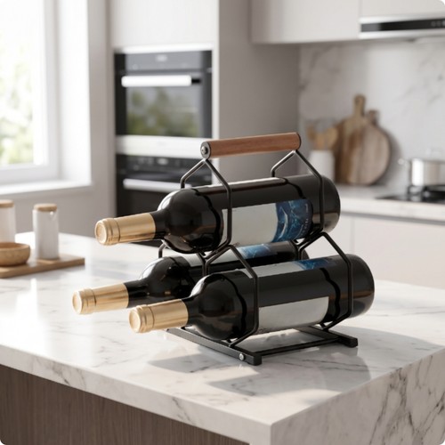 Tabletop wine rack metal - metal,