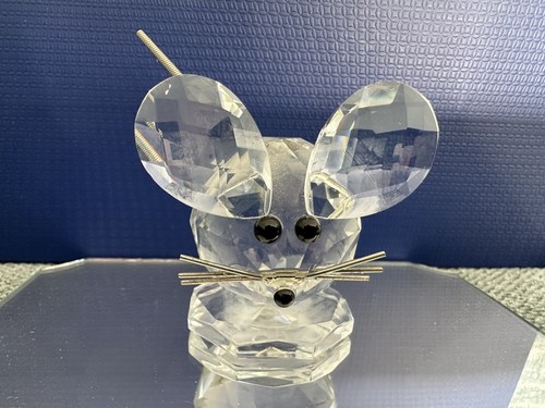 Swarovski crystal mouse 4cm - mouse,