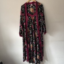 Vintage House Of Fraser Floral Nightdress & Dressing Gown 36” Bust Cottagecore