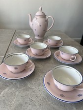 Furga Tea/Coffee Pot and 6 Small Cups and Saucer Set , Rare 