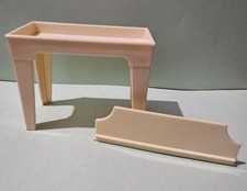 Vintage Barbie Piano Spare Parts, Stool No Lid And Music Holder Mattel 1981