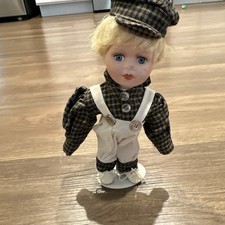 Vintage 9 " Porcelain Boy Doll
