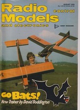 August 1978~RCM&E Radio Control Models & Electronics Magazine~David Boddington