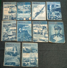 Original Scarce WW2 German Energie Technical Journal Magazine Set  1941 x10 Mags