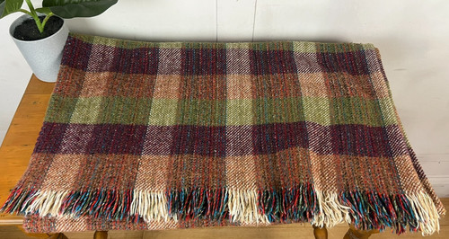 Vintage brown green blue - green,