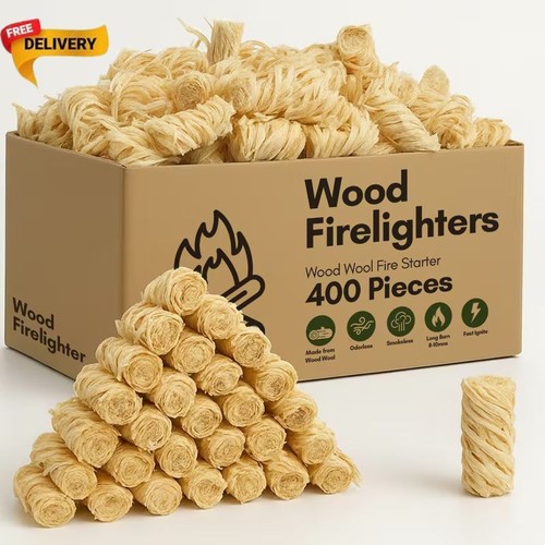 400pk natural firelighters - 400pk,