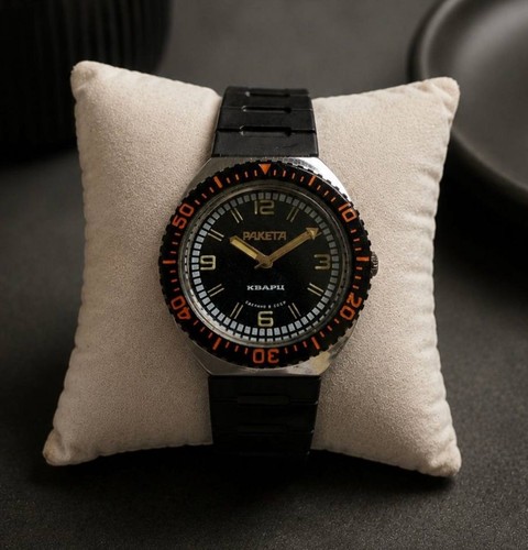 Raketa quartz ussr diver style - diver,