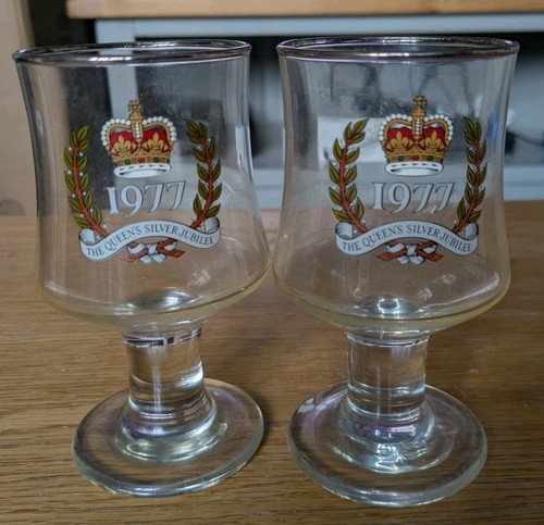 Silver jubilee goblets - jubilee,