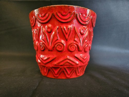 Vintage mcm west german - west, red