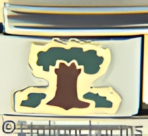 Oak tree green - oak, brown