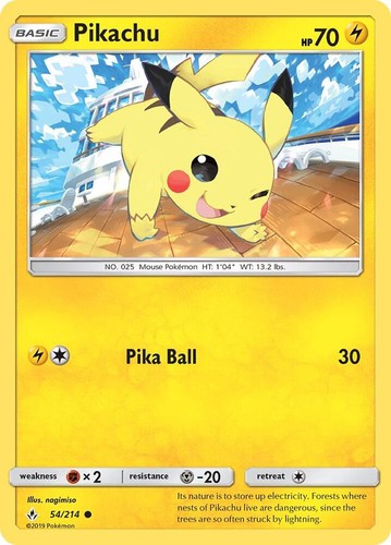Pikachu common unbroken - pikachu,