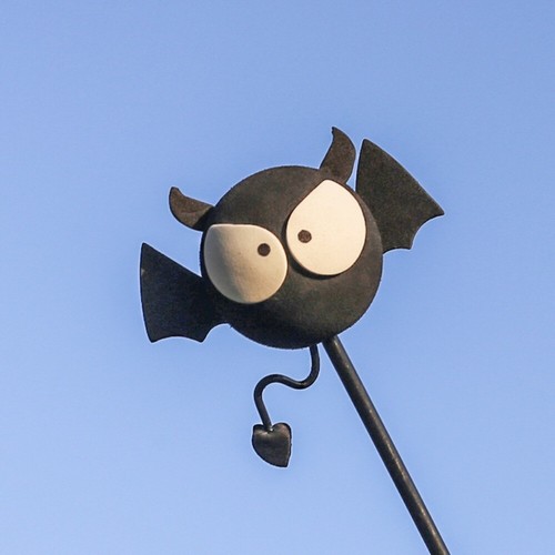 Halloween car bat antenna - car,