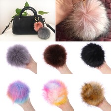 15cm Big Imitation Faux Fur Pom Poms Ball for Knitted Hat Beanies Cap