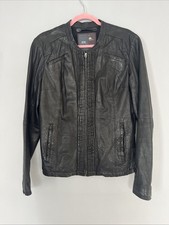 G-Star Women's Real Leather Jacket Size 12